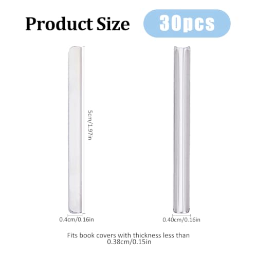 30pcs Metal Book Corner Protectors, Stainless Steel Edge Covers for Albums