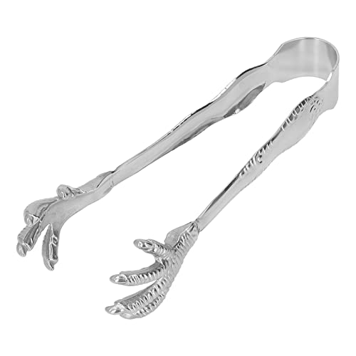 Stainless Steel Eagle Claw Ice Tongs for Bar & Party Food Serving