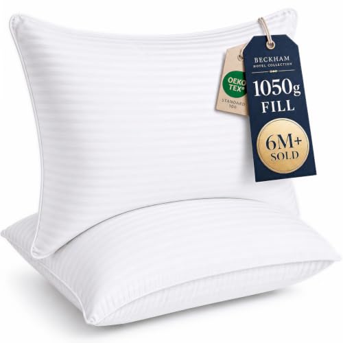 Beckham Hotel Collection Queen Bed Pillows Set of 2 - Down Alternative
