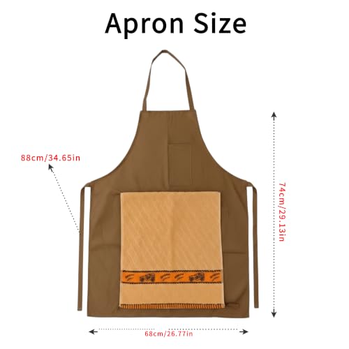 Funny Prank Apron for Men - Hidden Surprise Gag Gift for BBQ and Cooking
