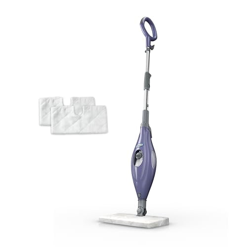 Shark Steam Pocket Mop S3501 with Washable Microfiber Pads, Purple