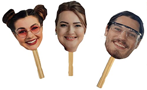 Custom Big Head Cutout on a Stick - Personalized Party Face Sign