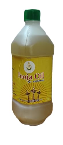 Traditional Pooja Deepam Oil - 500ml, Pack of 3 - Sacred Oil Blend
