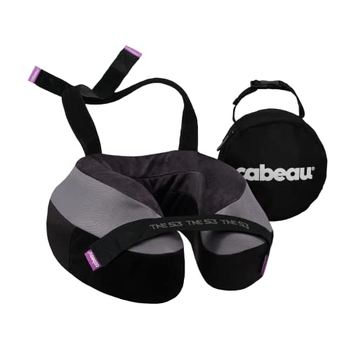 Travel Neck Pillow with 360-Degree Support | Memory Foam, Attachment Straps