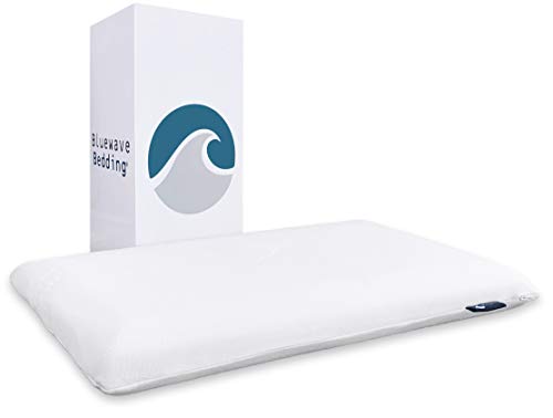 Bluewave Bedding Ultra Slim Gel Memory Foam Pillow - 2.75" Low Profile