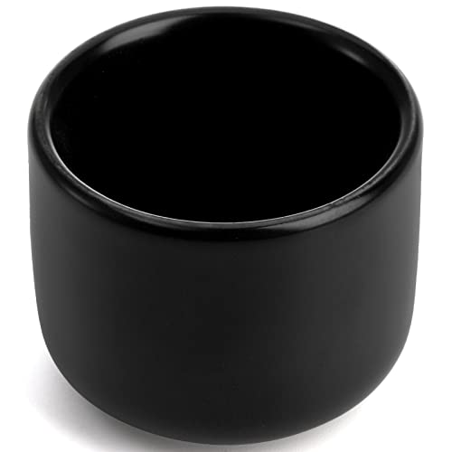 Tosnail Black Ceramic Sake Set - 1 Carafe & 6 Cups, Traditional Japanese Drinkware