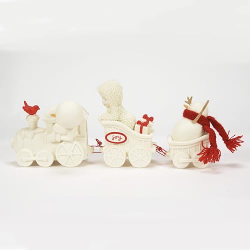 Department 56 Snowbabies Christmas Train Figurine - Festive Holiday Collectible