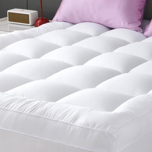 YUGYVOB Full Size Extra Thick Cooling Mattress Topper - Plush Bed Pad