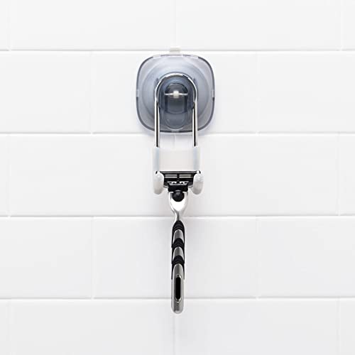 Stronghold Suction Shower Hook for Loofahs, Towels, and Razors