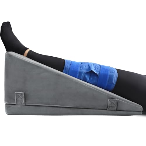 Ergonomic Leg Elevation Pillow for Post-Knee Surgery Recovery