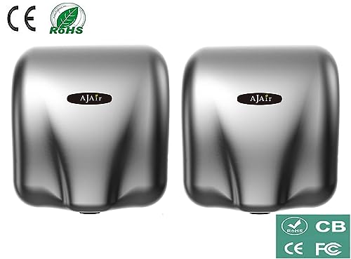 Heavy Duty Commercial Hand Dryer - 1800W Stainless Steel Automatic Hand Dryer with Infrared Sensor
