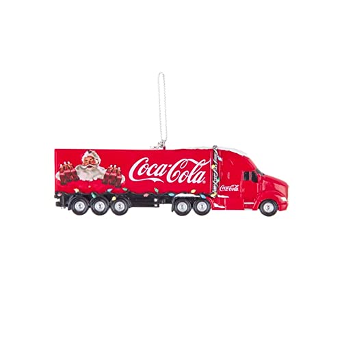 Kurt Adler Coca-Cola Semi Truck Christmas Ornament CC2204