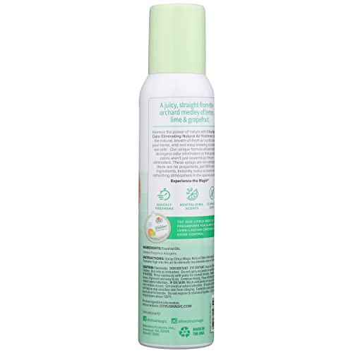 Citrus Odor Eliminator Air Freshener Spray - Non-Aerosol, 3 oz (3-Pack)