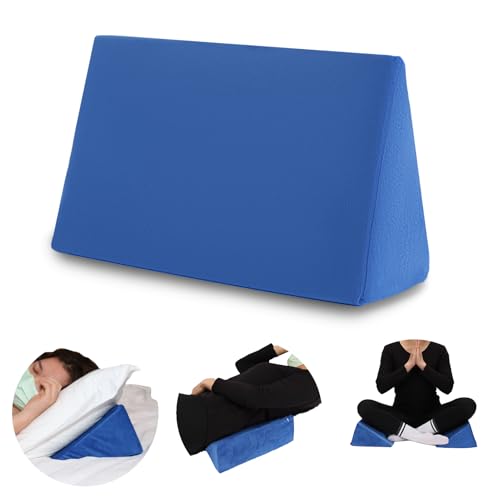 Compact Wedge Pillow for Pain Relief and Positioning Support