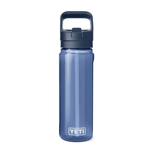 Lightweight 750ml Water Bottle with Straw Cap Navy Blue