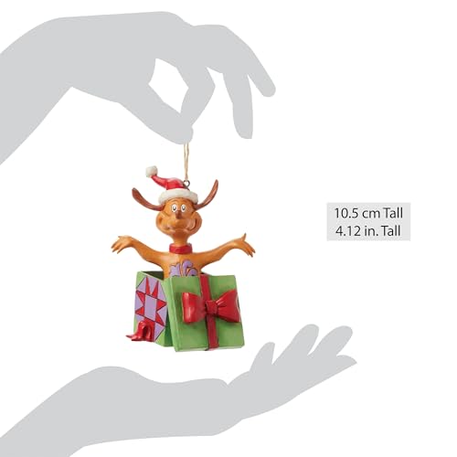 Jim Shore Dr. Seuss Grinch Max Hanging Ornament - Holiday Tree Decor