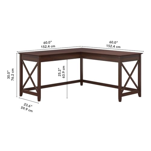 60W L-Shaped Corner Desk with Mobile File Cabinet and Desktop Organizers