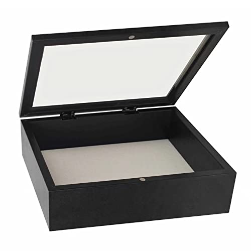 11x14 Shadow Box Picture Frame with Magnetic Door and Linen Interior