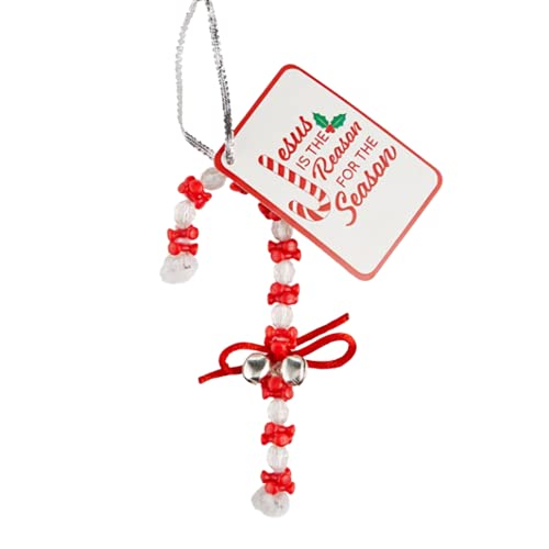 Needzo Christmas Craft Kit - Jesus is the Reason for the Season Ornaments, Pack of 24