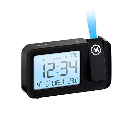 Large Projection Clock with Backlight and Wall Mount