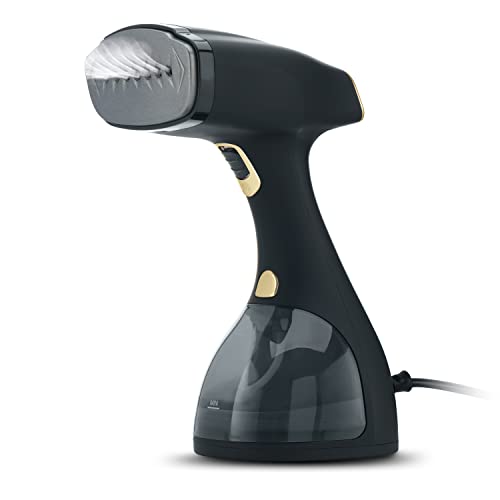 Electrolux Portable Black Clothes Steamer 1500W Wrinkle Remover & Fabric Brush