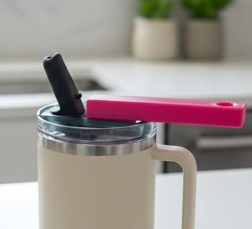 Key Battery Outlet Hot Pink Bottle Cap Opener for Stanley & Hydrojug – Ergonomic Lid Turner