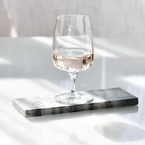 Set of 4 Stemmed Crystal Water Glasses, 11.2 oz Elegant Goblets