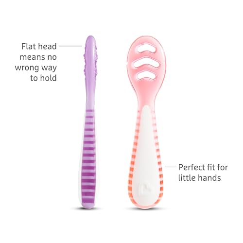 Silicone Baby Training Spoons for Self Feeding and Weaning 3-Pack