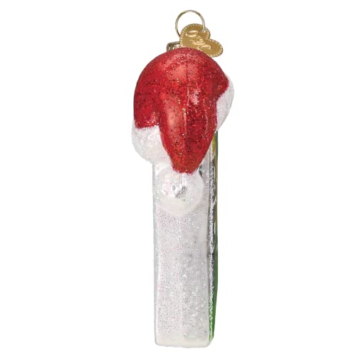 Merry Words Handcrafted Glass Blown Christmas Tree Ornament - Holiday Decor