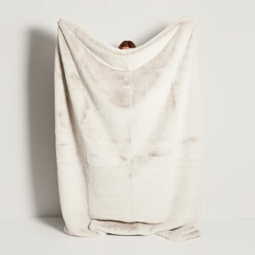 Snow White UnHide Marshmallow Weighted Blanket 50x60in Extra Soft Faux Fur