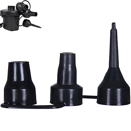 3-in-1 Air Pump Nozzle Set for Inflatable Beds, Toys & Pools