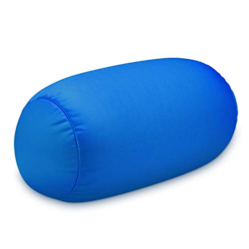 Soft Microbead Travel Neck Pillow - 7x12 Inch Support for Kids & Adults