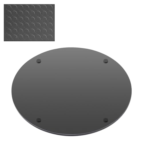 12-Inch Round Glass Mirror Centerpieces for Tables, Set of 12