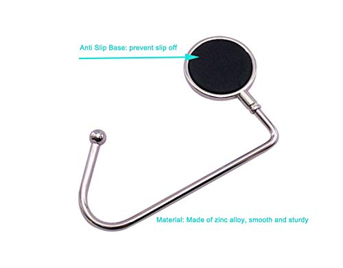 Metal Mantel Stocking Hanger and Purse Hook Holder - Set of 6
