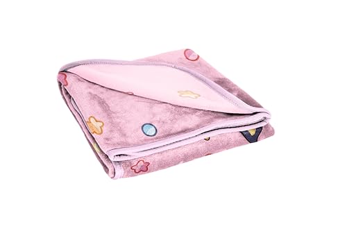 Jay Franco Kids Bluey Plush Throw Blanket, Soft Microfiber 40x50 Pink