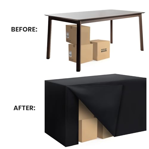 2-Pack Fitted Polyester Tablecloth for 6-Foot Rectangle Tables, Black
