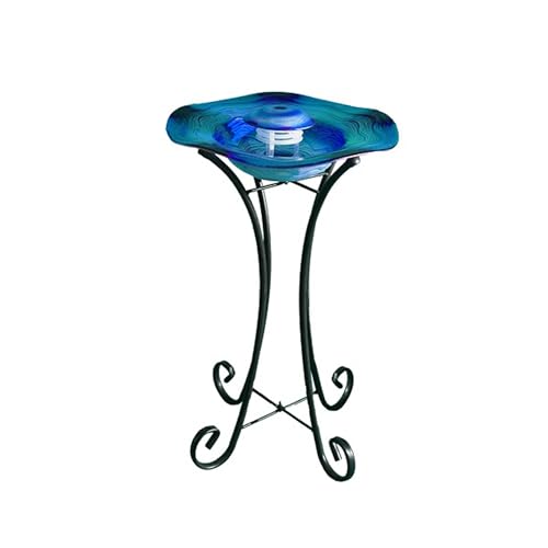 27-Inch LED Mist Floor Fountain with Adjustable Control and Humidifier