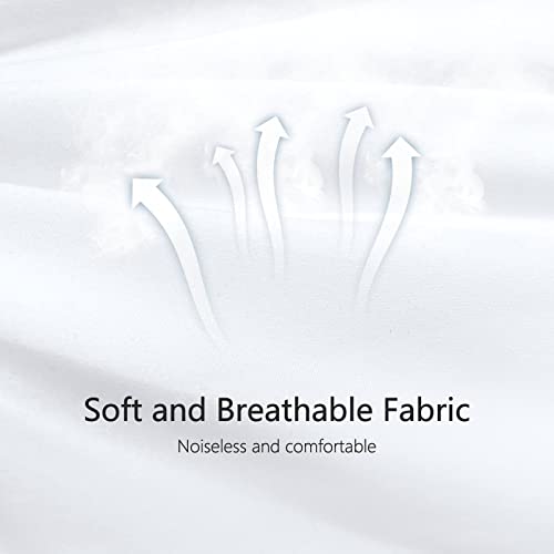 White Queen Comforter - All-Season Down Alternative Duvet Insert (90x90")