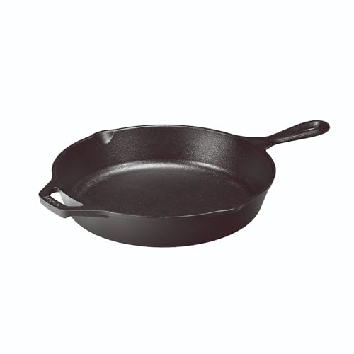 Pre-Seasoned Cast Iron Skillet 10.25 Inch - Non-Toxic Frying Pan