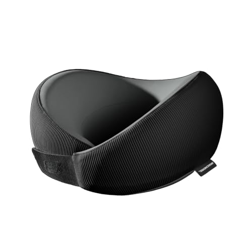 Memory Foam Neck Pillow - Ergonomic Travel Pillow for Comfort