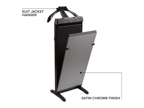 Corby Of Windsor Satin Chrome Pants Press - 3300 Model, Wall & Stand Mount