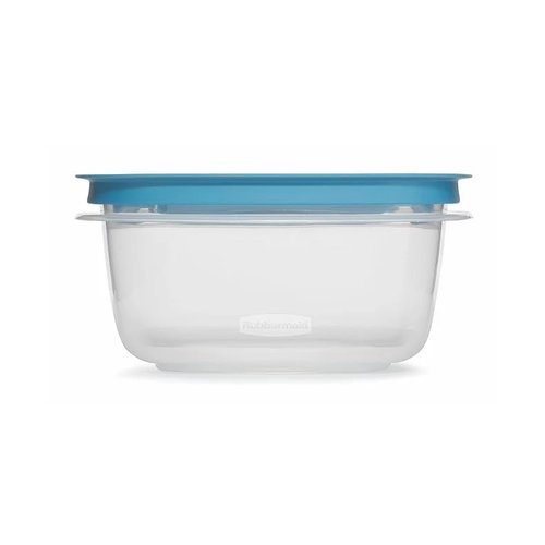 Utensilux Storage Containers, Easy Find Lids, Teal, 5 cup, Flex & Seal, Leak Proof Lids, Food Storage Set, Clear Meal Prep Flex Containers, 3 Piece Set