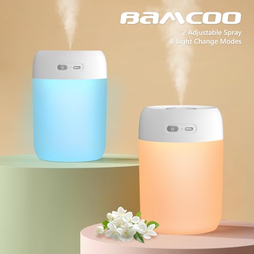 Plant Humidifier 650ml with Colorful Lights for Indoor Plants and Desk