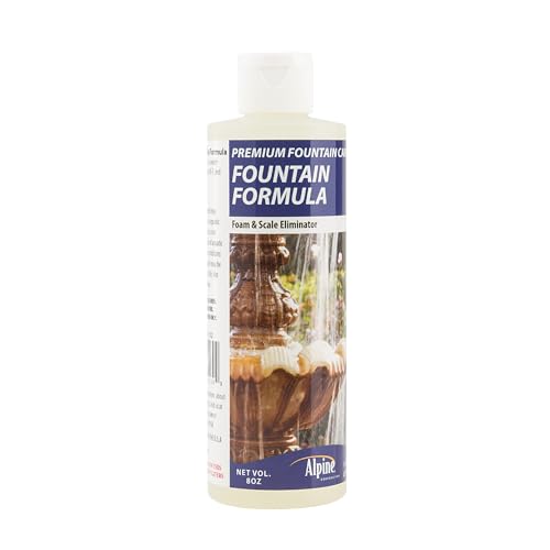 Water Fountain Cleaner & Scale Eliminator, 8 oz Indoor & Outdoor Liquid