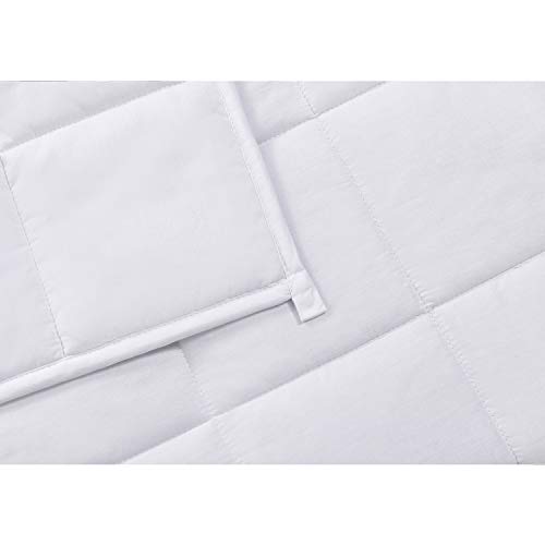 California King Size Weighted Blanket - 90''x108'', 40lbs, Cotton