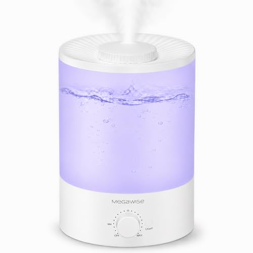 1-Gallon Cool Mist Humidifier for Bedroom with Essential Oil Diffuser