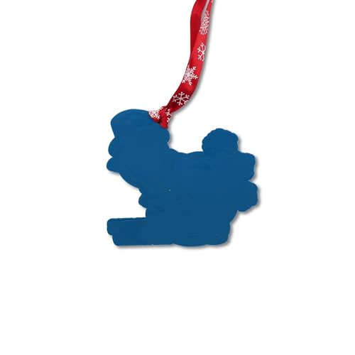 Sleigh Force One Funny Christmas Ornament - Sarcastic Holiday Tree Decoration - Gag Gift for Adults, Friends, Coworkers