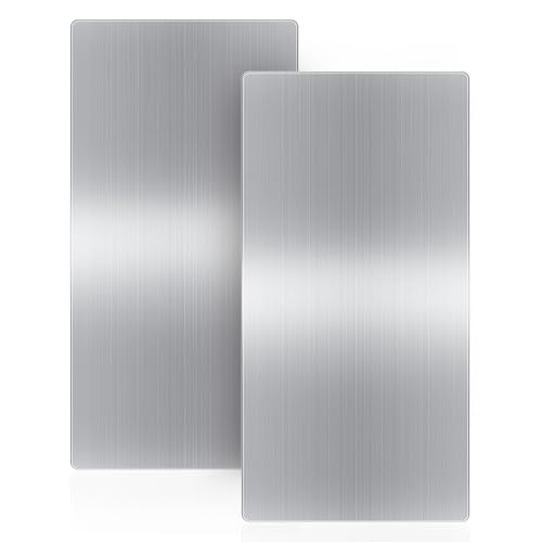 32x16 Inch Stainless Steel Hand Dryer Wall Splash Guard - 2 Piece Set