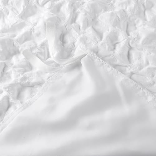Seersucker Duvet Cover for 48x72 Weighted Blankets with Zipper