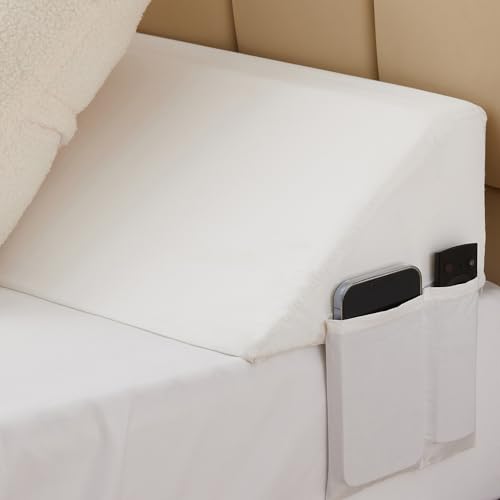 King Bed Wedge Pillow Gap Filler for Headboard - High-Density Foam